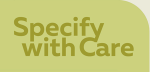 Specify with Care logo